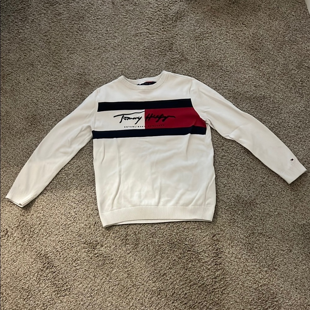 Tommy Hilfiger boys White Sweater